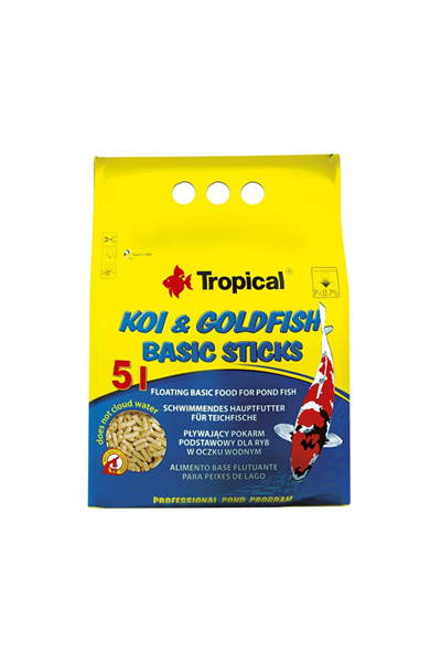 Tropical Koi&Goldfish Basic Sticks 50Lt/4Kg