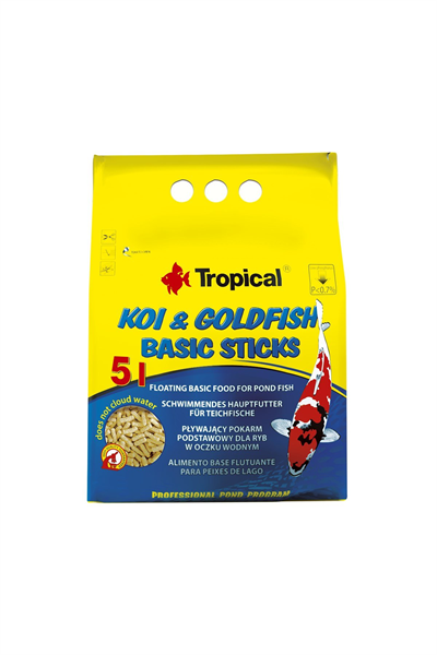 Tropical Koi&Goldfish Basic Sticks 50Lt/4Kg
