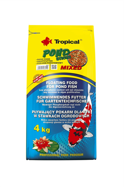 Tropical Pond Sticks Mixed 50Lt/4Kg