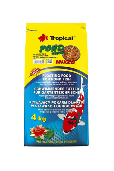 Tropical Pond Sticks Mixed 50Lt/4Kg