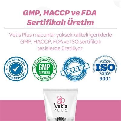 Vet's Plus Hamile ve Yavru Kediler İçin Folik Asitli Malt Kedi Macunu 100gr