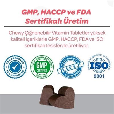 Vet's Plus Senior Yaşlı Kedi ve Köpekler İçin İnülin ve Glukozaminli Çiğnenebilir Tablet (60'lı)