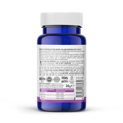 Vet's Plus Urinary Care Kedi ve Köpek İçin İdrar Sağlığı Sistem Destekleyici Tablet (75'li)