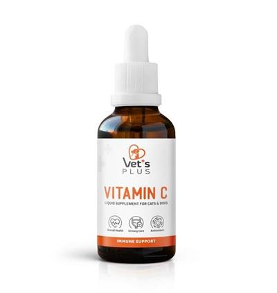 Vet's Plus Vitamin C Kedi ve Köpekler İçin Damla 50ml