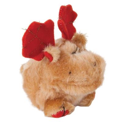 Zoobilee Squatters 2'li Peluş Sesli Köpek Oyuncağı (Geyik/Fil))