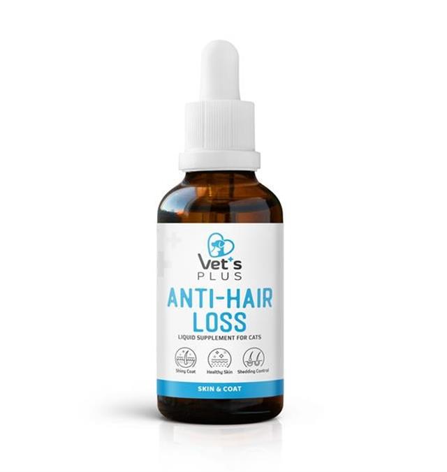 Vet's Plus Anti-Hair Loss Kediler İçin Tüy Dökülmesi Önleyici Plus+B Damla 50ml