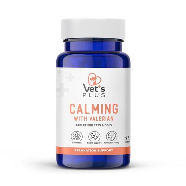 Vet's Plus Calming Kedi ve Köpek İçin Sakinleştirici Tablet (75'li)