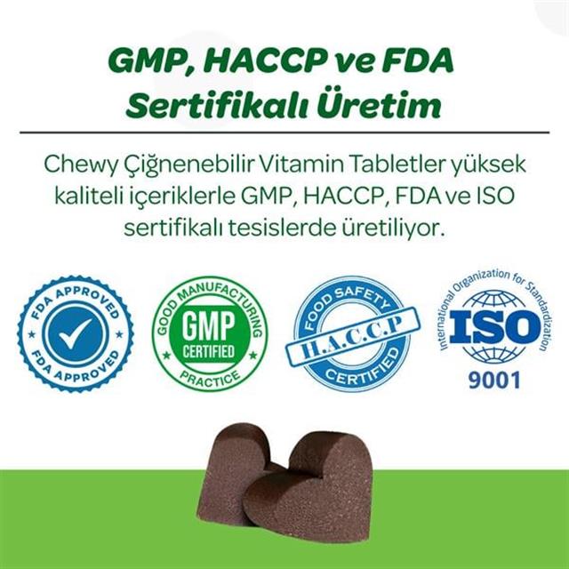 Vet's Plus Hairball Kediler İçin Malt ve Kinoalı Tüy Yumağı Önleyici Çiğnenebilir Tablet (60'lı)