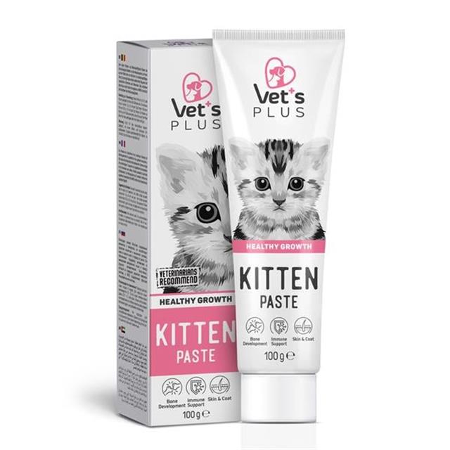 Vet's Plus Hamile ve Yavru Kediler İçin Folik Asitli Malt Kedi Macunu 100gr
