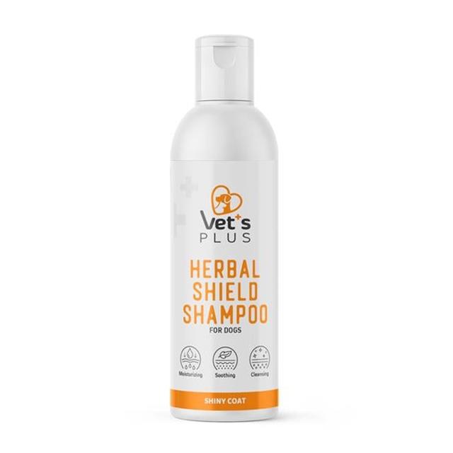 Vet's Plus Herbal Shield Cilt ve Tüy Bakımı için Köpek Şampuanı 250ml