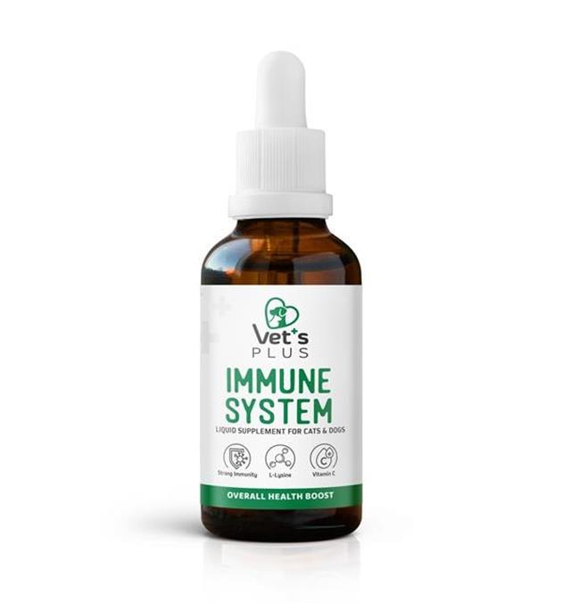 Vet's Plus Immune System Kedi ve Köpekler İçin Bağışıklık Güçlendirici Damla 50ml