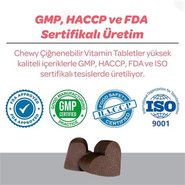 Vet's Plus Senior Yaşlı Kedi ve Köpekler İçin İnülin ve Glukozaminli Çiğnenebilir Tablet (60'lı)