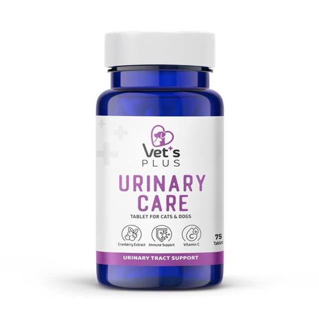 Vet's Plus Urinary Care Kedi ve Köpek İçin İdrar Sağlığı Sistem Destekleyici Tablet (75'li)