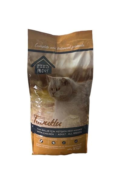 Feed Point Tavuk Etli Yetişkin Kedi Maması 15 KG