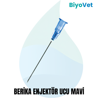 BERİKA MAVİ ENJEKTÖR UCU 500 ADET
