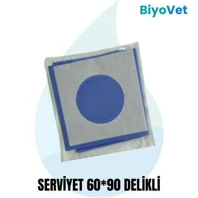 SERVİYET STERİL 60cm*90cm DELİKLİ