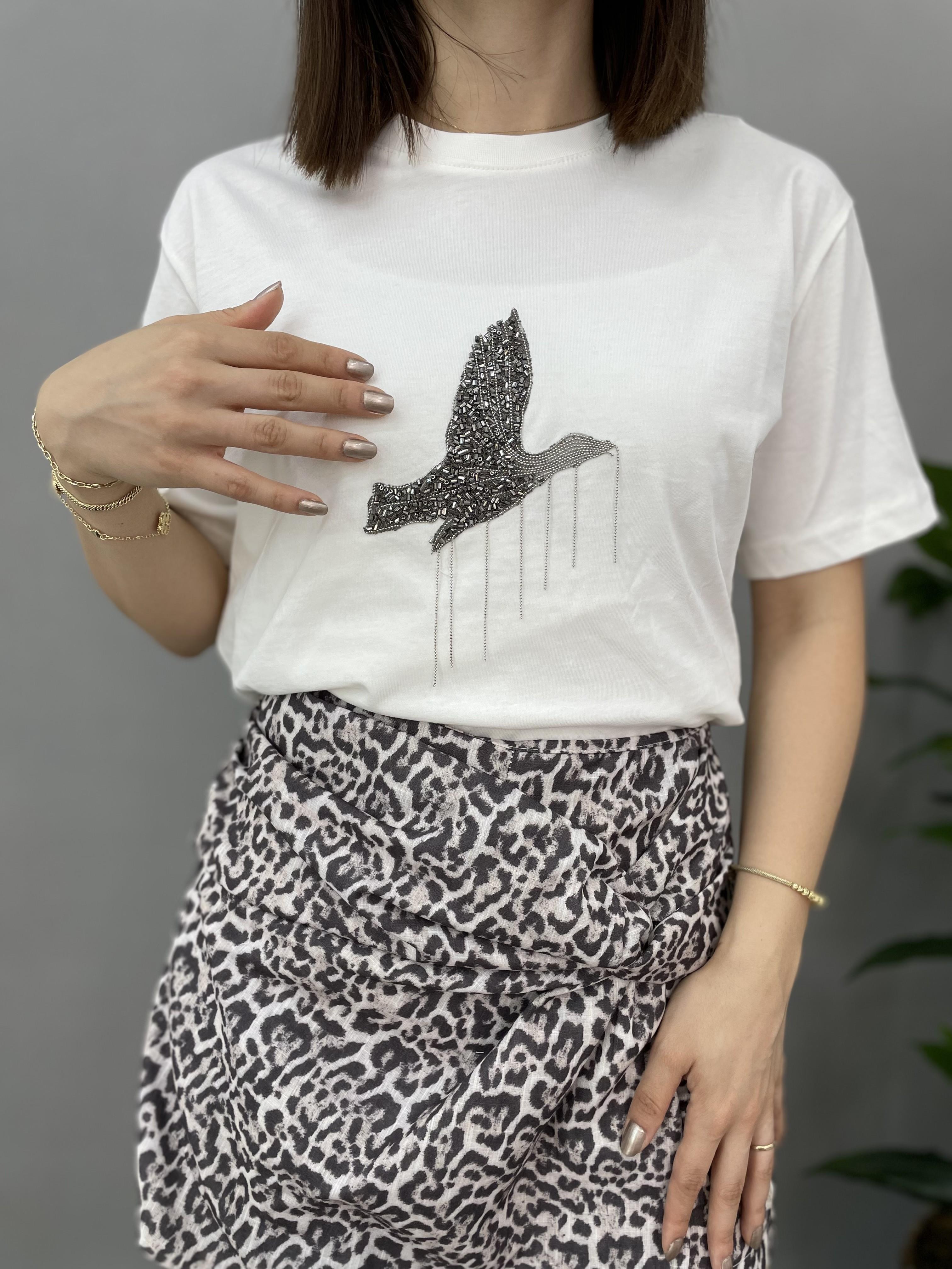 Leopar Desen Şort Etek