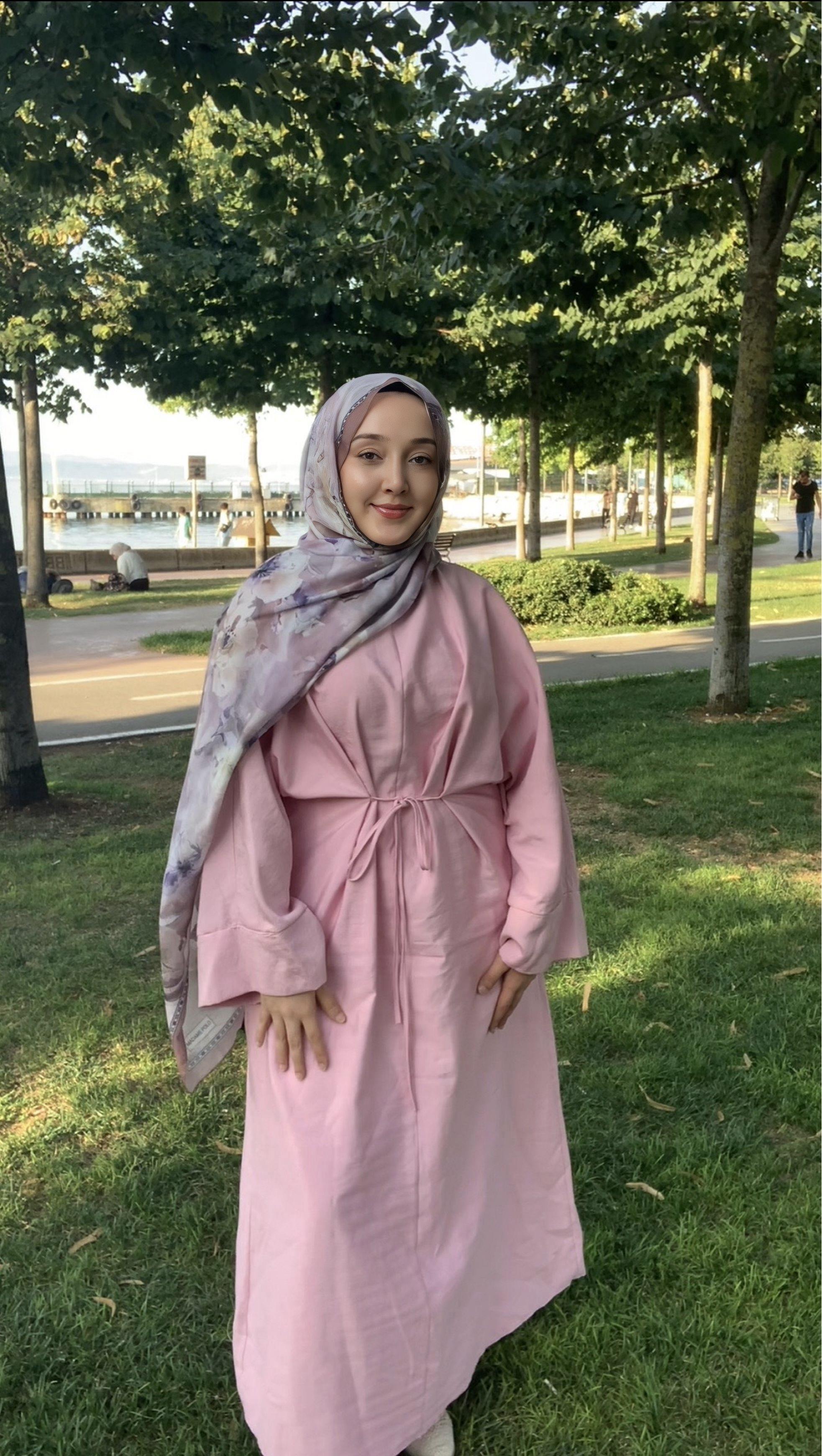 Paris Elbise Pembe