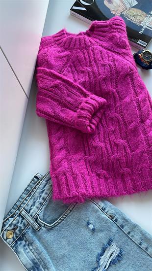 Burgu Desen Pembe Kazak
