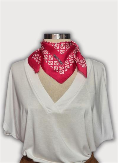 DENGE KOLEKSİYONU OSMANLI GEOMETRİK DESENLİ TWİLL SATEN BOYUN BANDANA FULAR