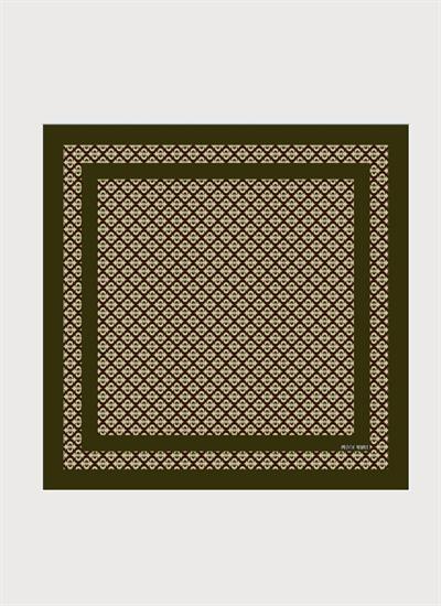 DENGE KOLEKSİYONU OSMANLI GEOMETRİK DESENLİ HAKİ EŞARP