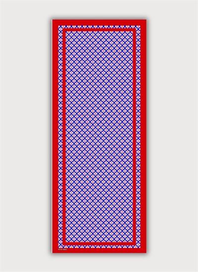 DENGE KOLEKSİYONU OSMANLI GEOMETRİK DESENLİ TWİLL SATEN ŞAL