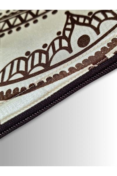 KADIN BEYAZ CLUTCH ÇANTA PORTFÖY FİL DESENLİ