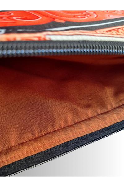 KADIN ÇANTA CLUTCH PORTFÖY YANTRA SEMBOL DESENLİ