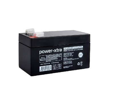 Power-Xtra 12v 1.2AH EcoLead PXEC1.2-12 Kuru Akü F1 Terminal