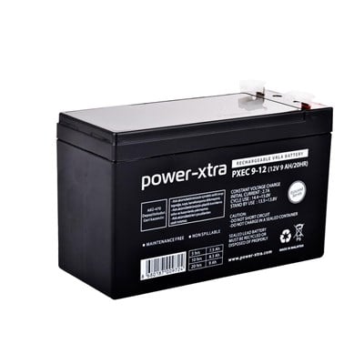 Power Xtra 12V 9Ah Bakımsız Kuru Akü
