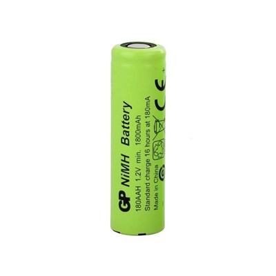 GP 180AAH AA Size 1.2V 1800mAh-Ni-Mh Başlıksız Şarjlı PilGP 180AAH AA Size 1.2V 1800mAh-Ni-Mh Başlıksız Şarjlı PilNi-MH Piller