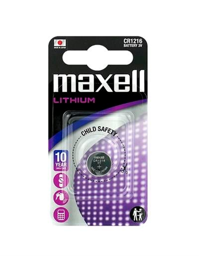 Maxell CR1220 3V Lityum Pil Tekli Blister Ambalaj-Made in Japan