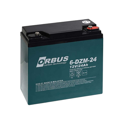 Orbus 12V 24Ah Elektrikli Bisiklet Jel Aküsü | Yüksek Performanslı E-Bisiklet Aküsü - PilgrossOrbus 12V 24Ah Elektrikli Bisiklet Jel Aküsü | Yüksek Performanslı E-Bisiklet Aküsü - PilgrossAküler