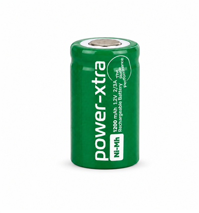 Power-Xtra 2/3A 1200mAh 1.2V Ni-MH Başsız Şarjlı PilPower-Xtra 2/3A 1200mAh 1.2V Ni-MH Başsız Şarjlı PilNi-MH Piller