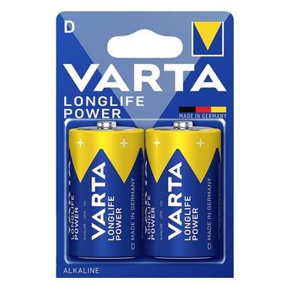 Varta 4920 Longlife Power Alkalin D Büyük Boy Pil 2'li Paket