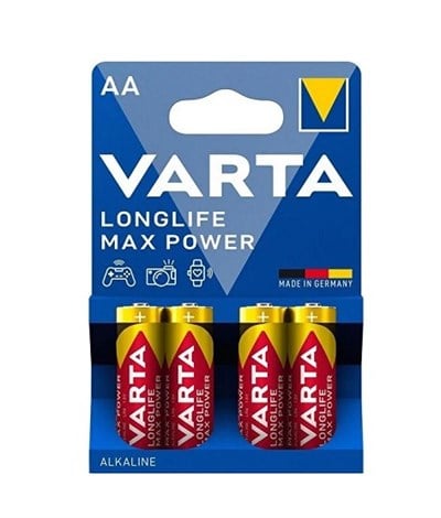 Varta Longlife Max Power AA Alkalin Kalem Pil 4lü Ambalaj