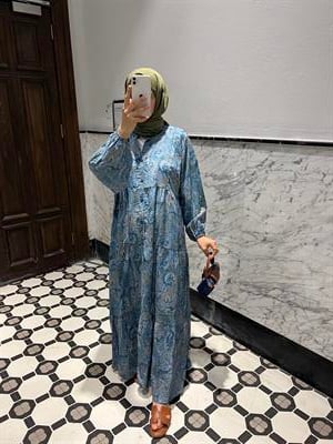 YASMİN Desenli Elbise