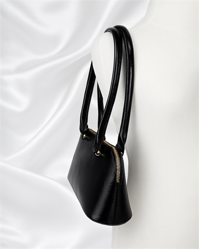 Madrid Çift Saplı Baget Omuz Çantası - Siyah