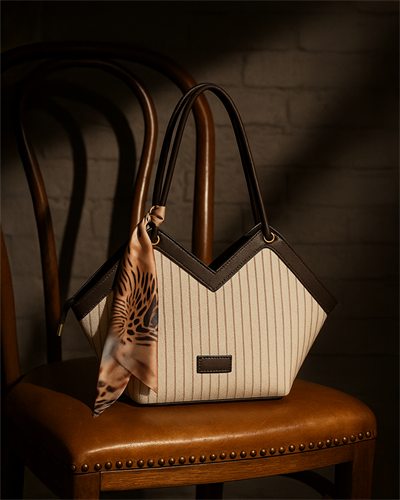 Siesta Shopper Kumaş Çanta - Krem