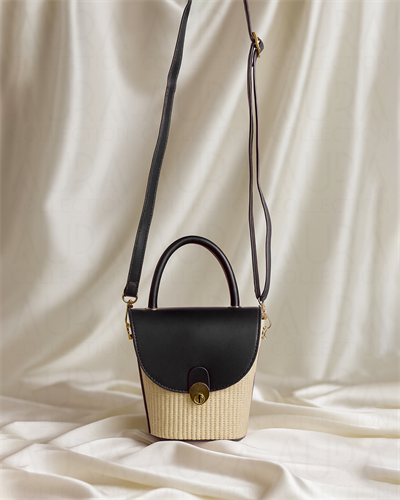 Soleil Çapraz Askılı Hasır El Çantası
