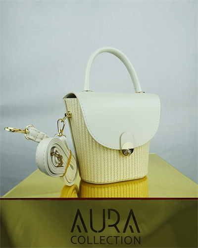 Soleil Çapraz Askılı Hasır El Çantası