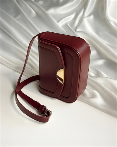 Stefano Suni Deri Mini Çapraz Çanta - Bordo