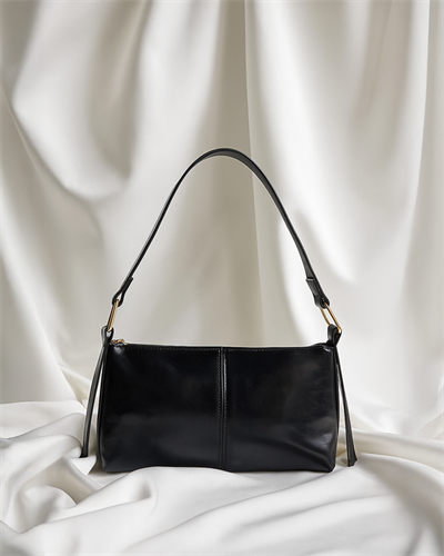 Venice Suni Deri Baget Omuz Çantası