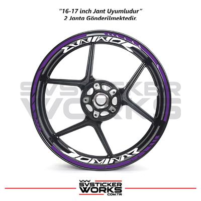 Bajaj Dominar Jant Sticker Dış Ve İç Set Sticker Jant Şeridi
