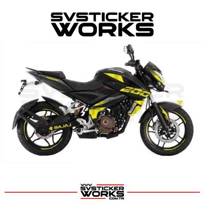 BAJAJ NS200 Sticker Set Takım 16+ Parça Ürün Renk