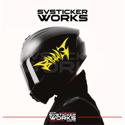 Billie Yazılı Kask Sticker Tüm Kasklar Uyumlu Tek Yön 1 Adet