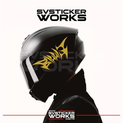Billie Yazılı Kask Sticker Tüm Kasklar Uyumlu Tek Yön 1 Adet