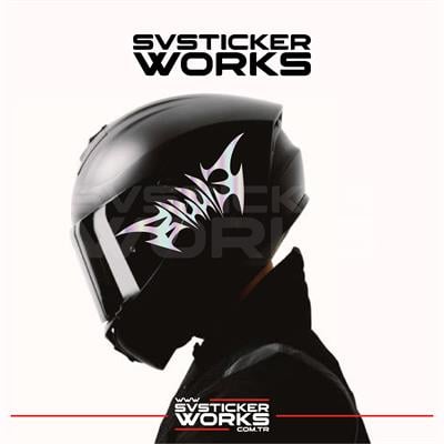Billie Yazılı Kask Sticker Tüm Kasklar Uyumlu Tek Yön 1 Adet