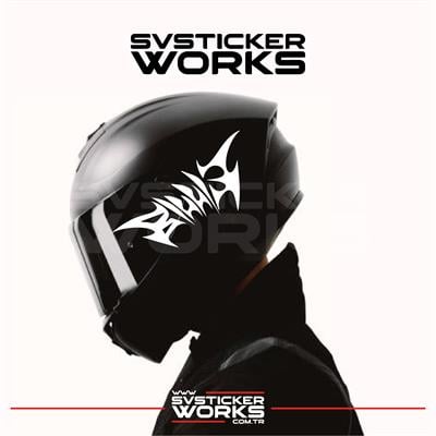 Billie Yazılı Kask Sticker Tüm Kasklar Uyumlu Tek Yön 1 Adet