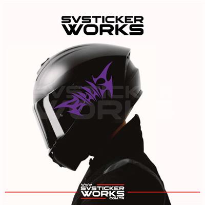 Billie Yazılı Kask Sticker Tüm Kasklar Uyumlu Tek Yön 1 Adet